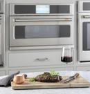 Cafe&trade; Matte White 29-3/4 in. 1.7 cu. ft. Single Oven 