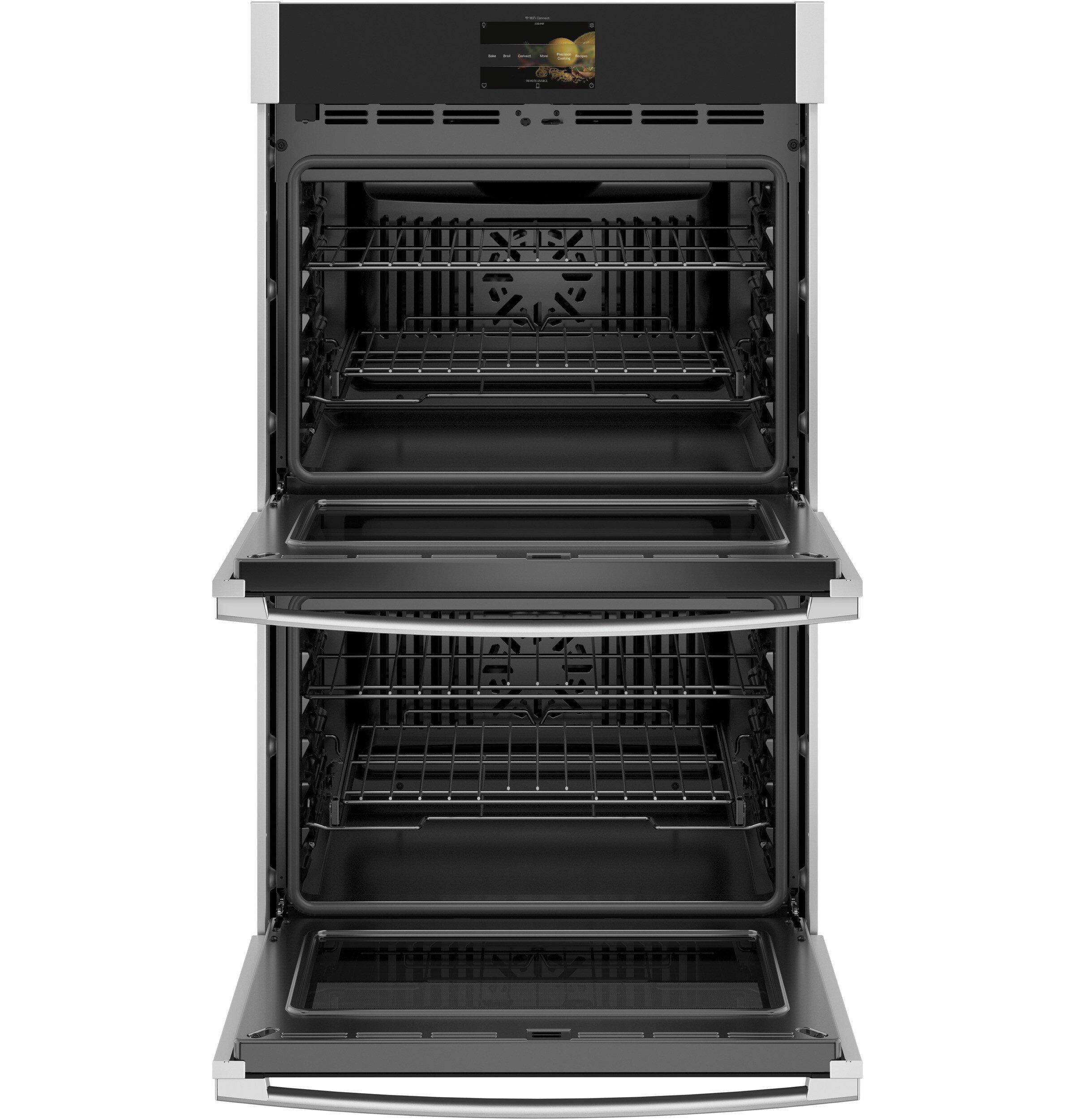 GE Profile&trade; Stainless Steel 29-3/4 in. 10 cu. ft. Double Oven 