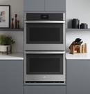 GE Profile&trade; Stainless Steel 29-3/4 in. 10 cu. ft. Double Oven 