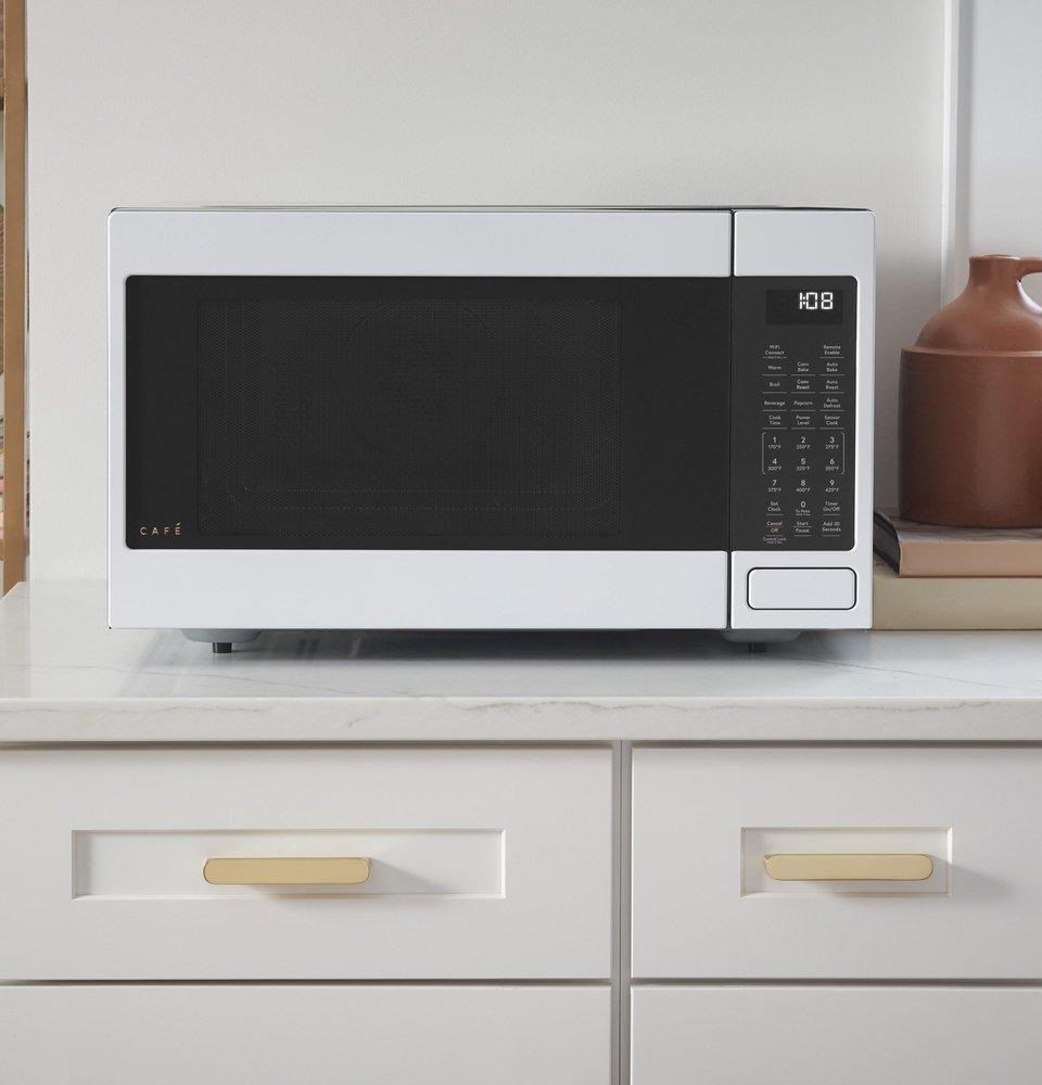 Cafe&trade; Matte White 1.5 cu. ft. 1000 W Countertop Microwave 