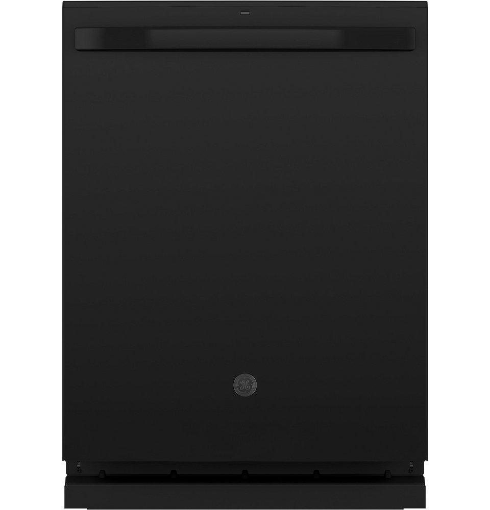 GE&reg; Black 23-3/4 in. 16 Place Settings Dishwasher 