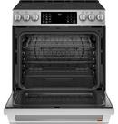 Cafe™ Stainless Steel 29-7/8 in. Electric 5-Burner Radiant Smoothtop Slide-in Range 