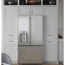 GE Caf&eacute; Stainless Steel 35-3/4 in. 14.92 cu. ft. Counter Depth and French Door Refrigerator 