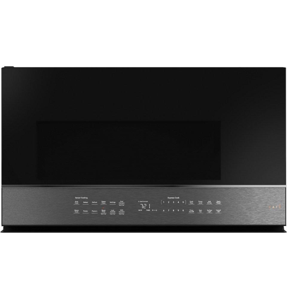 Cafe&trade; Stainless Steel/Brushed Stainless 2.1 cu. ft. 1000 W External Over-the-Range Microwave 