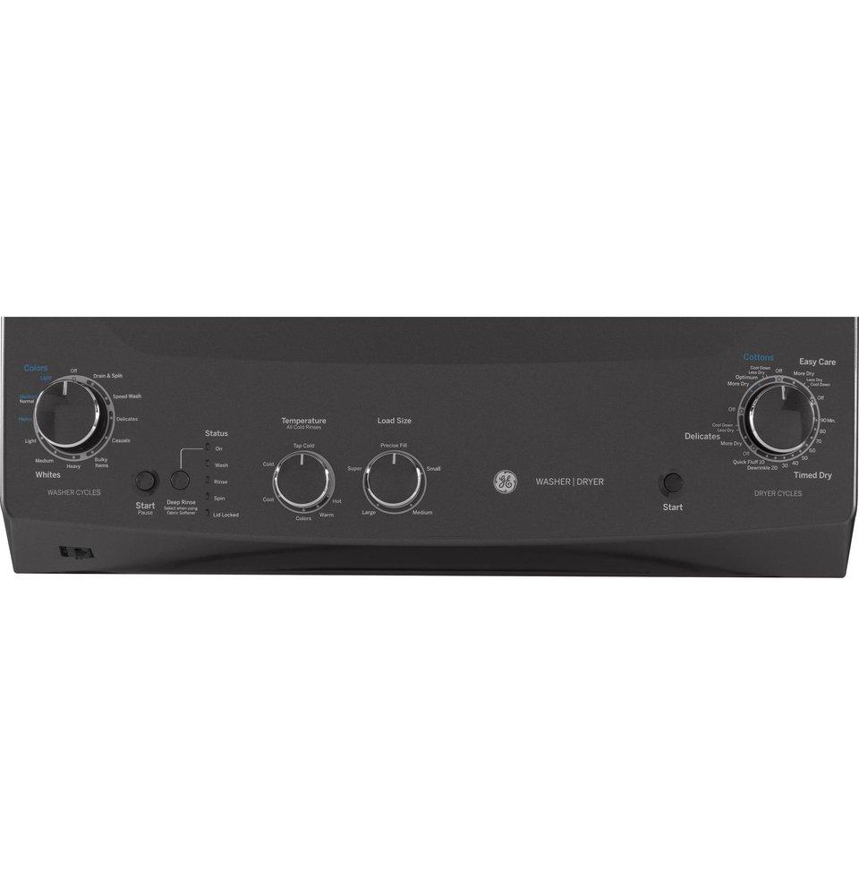 GE&reg; Diamond Grey 9.7 cu. ft. Combination Washer/Dryer 