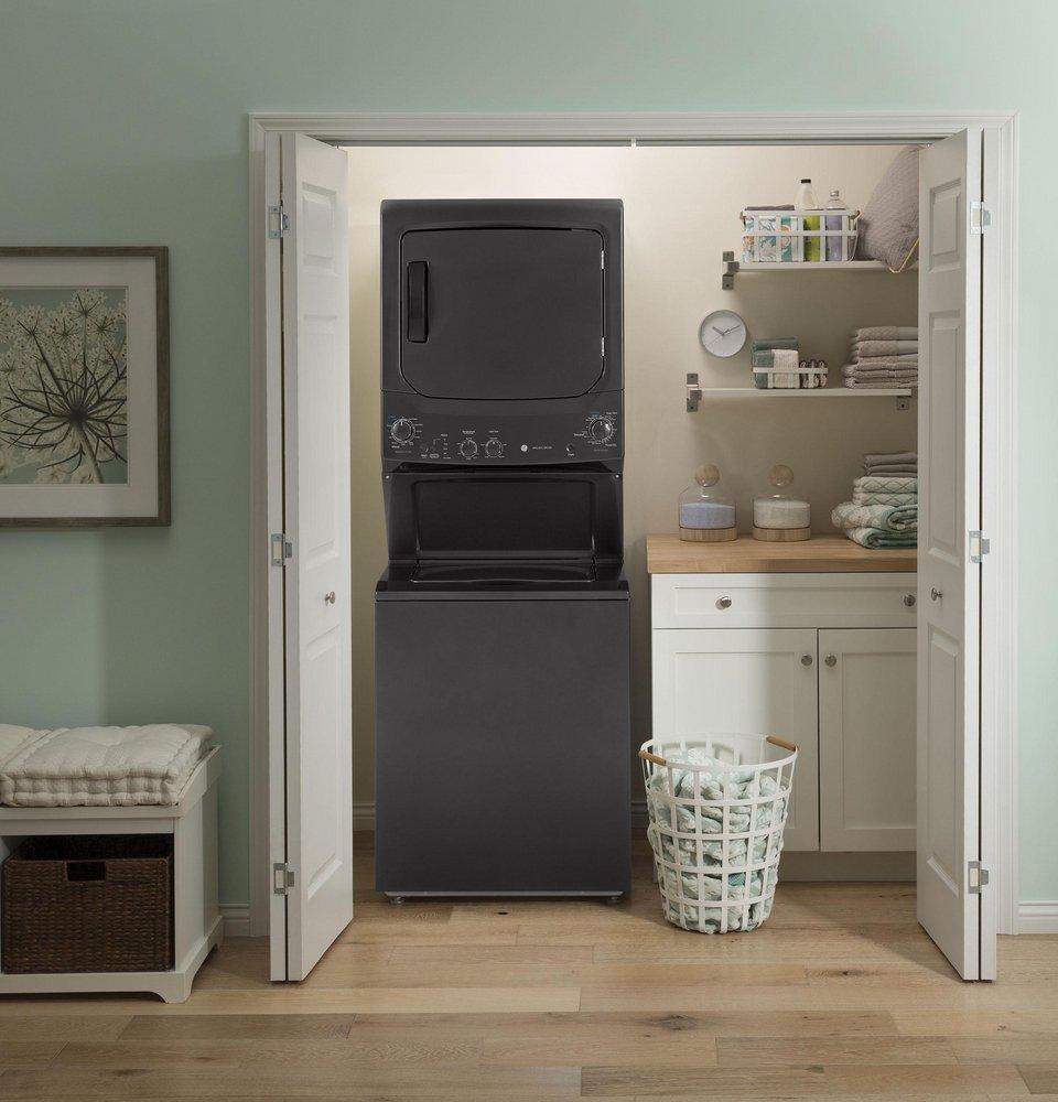 GE&reg; Diamond Grey 9.7 cu. ft. Combination Washer/Dryer 