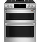 Cafe™ Stainless Steel 29-7/8 in. Electric 5-Burner Induction Slide-in Range 