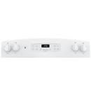 GE&reg; White 30 in. Electric 4-Burner Coil Freestanding Range 