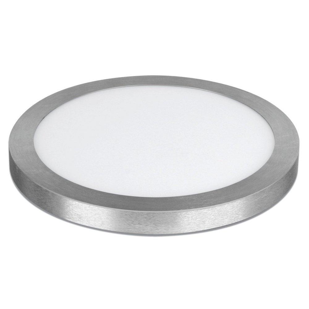 Feit Electric Brushed Nickel 22.5 W Integrated LED Flush Mount Ceiling Fixture 