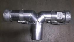 10 in. Aluminum End Tee with Valve