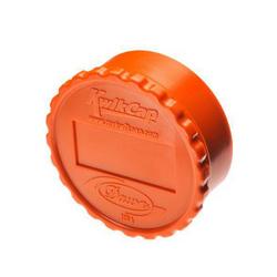 2 in. Kwikcap Lid in Orange (Less Ring)