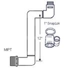 LASCO Fittings White 12 in. 80 Schedule PVC Pipe 