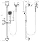 Pfister Matte Black Single Function Hand Shower 