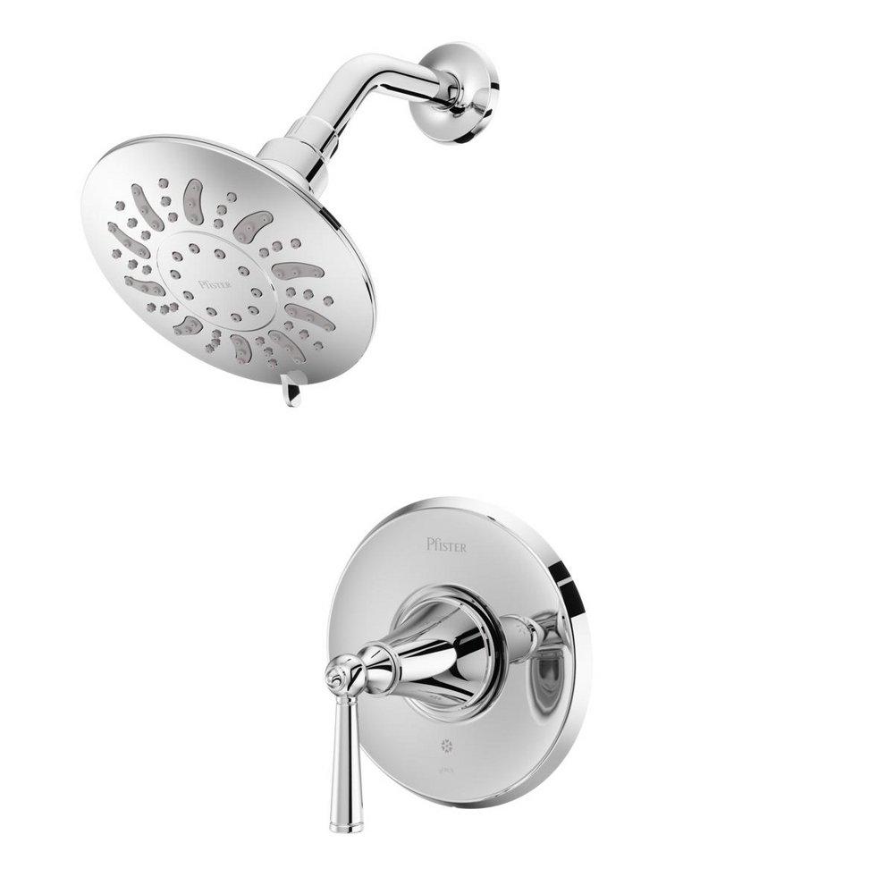 Pfister Polished Chrome Single Handle Multi Shower Faucet Trim Only 