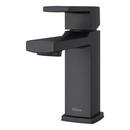 Pfister Black Single Handle Monoblock Bathroom Sink Faucet Lever Handle 