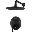 One Handle Single Function Shower Faucet in Matte Black (Trim Only)