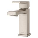 Single Handle Monoblock Bathroom Sink Faucet in Brushed Nickel