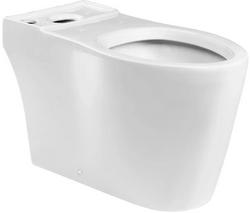 Elongated Skirted Toilet Bowl in White