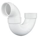 White PVC DWV Low Profile P-Trap 