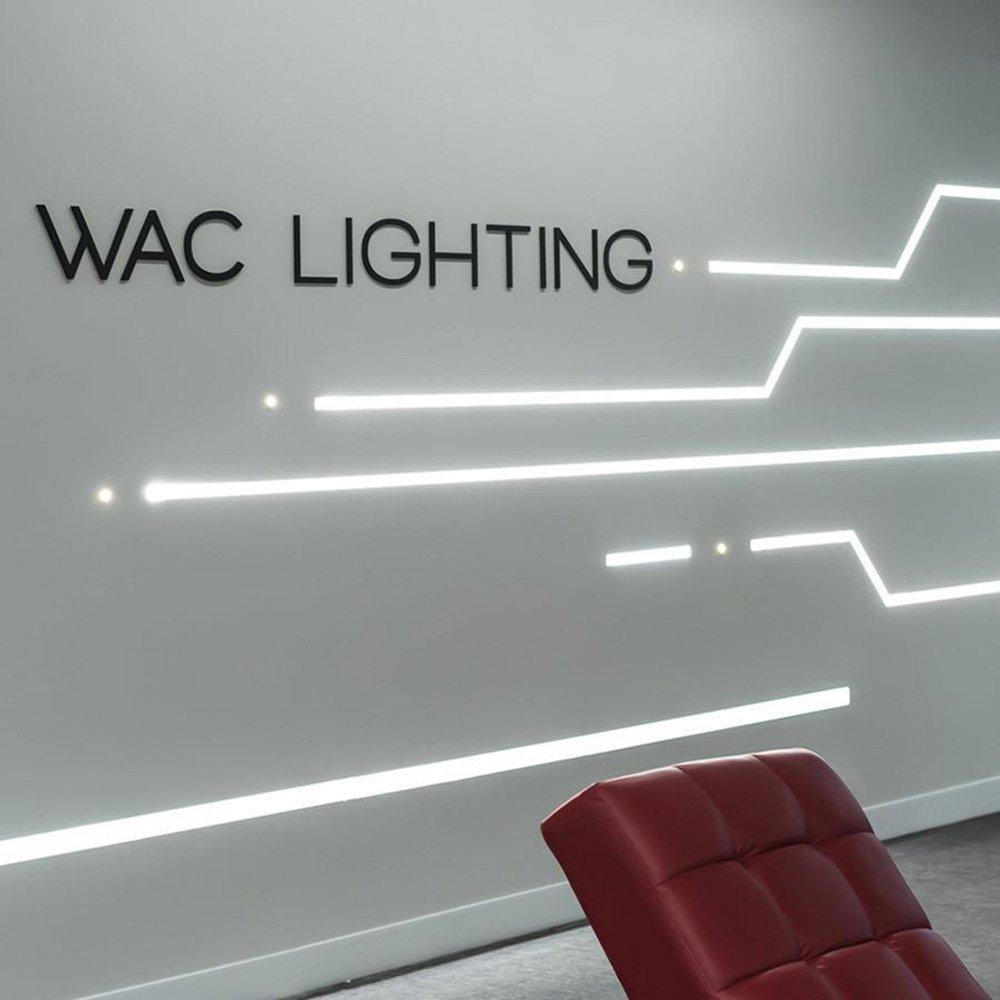 WAC Lighting White LED Linear Symmetrical Recessed Channel 