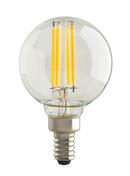 SATCO Clear G16 LED Bulb Candelabra E-12 Base 2700 Kelvin 360&deg; Dimmable 