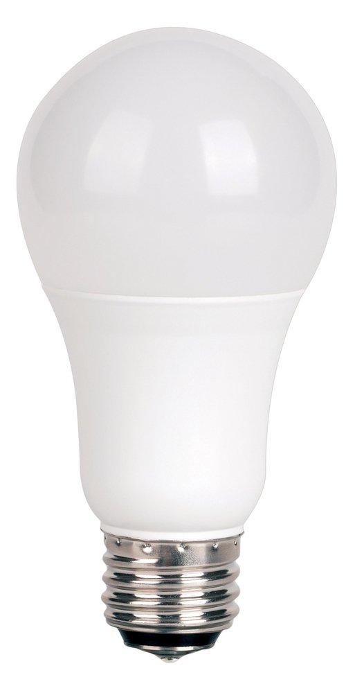 SATCO Frosted White A19 LED Bulb Medium E-26 Base 2700 Kelvin 220&deg; 