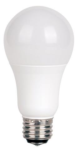 100W 4-33/50 in. A19 LED Light Bulb with a Medium E-26 Base in Frosted White