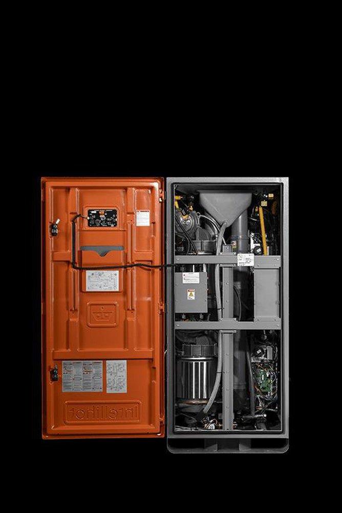 Intellihot Inc. Indoor or Outdoor Condensing Natural Gas Tankless Water Heater 