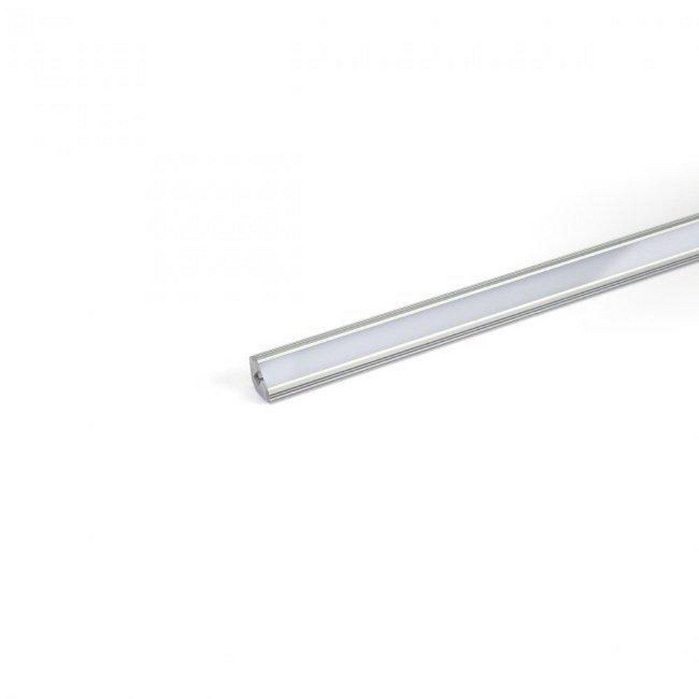 WAC Lighting Polished Chrome Aluminum Surface Mounted 45 Degree Angled Channel 
