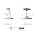 WAC Lighting White 12W 1-Light LED Disk Ceiling Light 