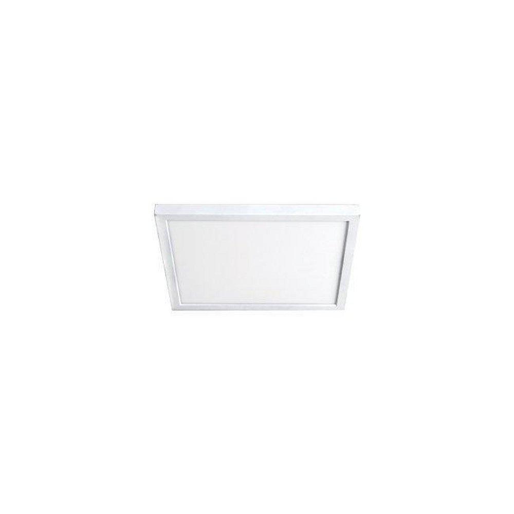 WAC Lighting White 15W 1-Light LED Flush Mount Ceiling Fixture 