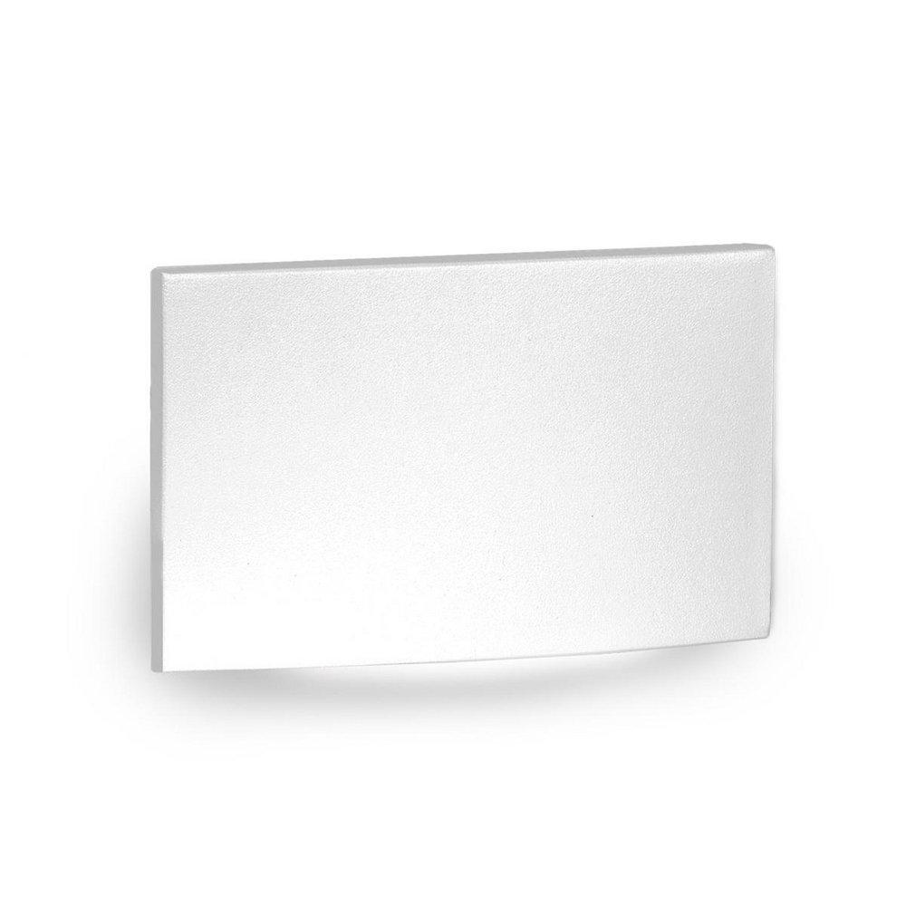 White LED HORIZONTAL SCOOP STEP AND WALL LIGHT 120V 3000K IN WHITE 