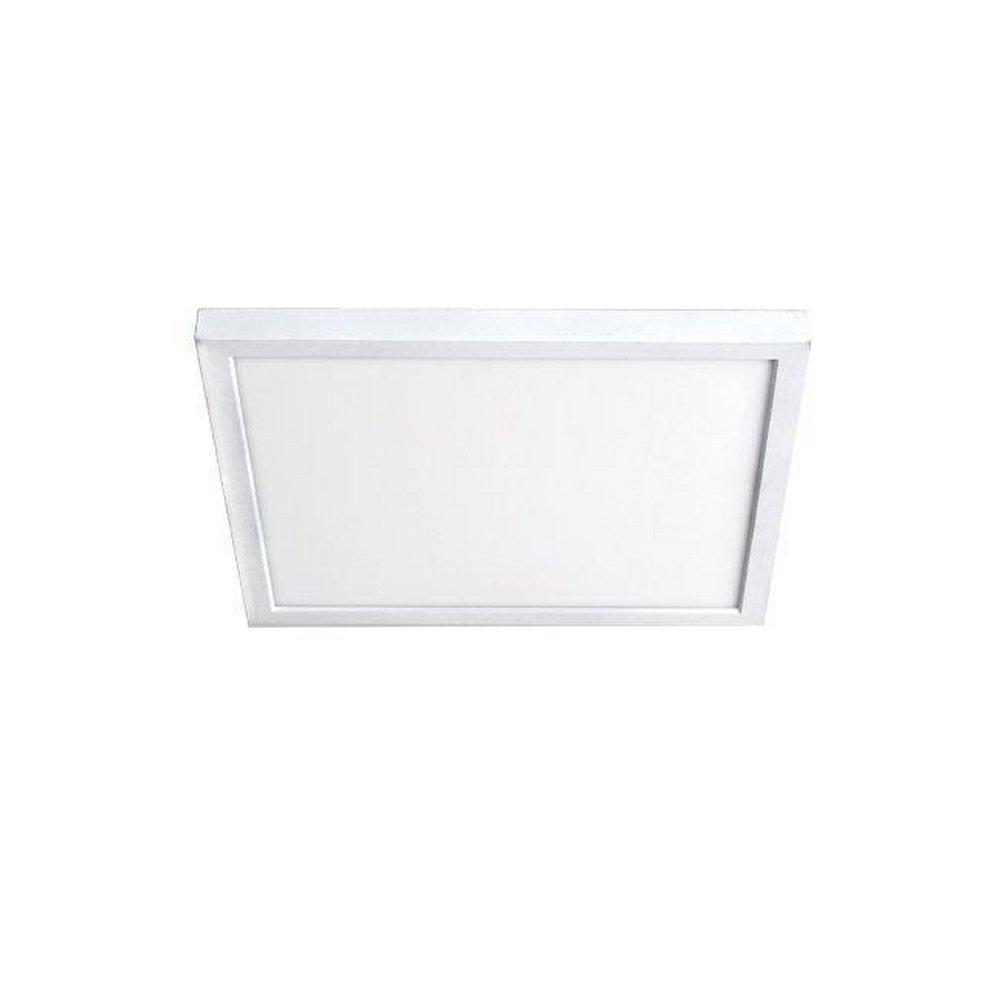 WAC Lighting White 20W 1-Light LED Flush Mount Ceiling Fixtures 