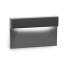 WAC Lighting Black 22W 1-Light LED Step and Wall Light 