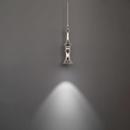 Polished Nickel HOOKAH 14IN LED SINGLE LIGHT PENDANT 3000K IN POLISHED NICKEL 