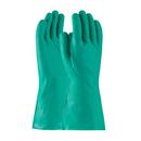 Size S Nitrile Chemical Resistant Glove in Green (Pack of 12)