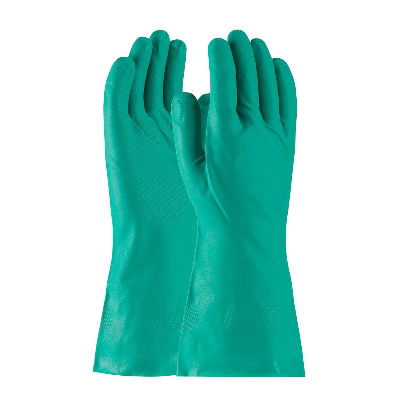 PIP&reg; Green 15 mil Rubber Chemical Resistant Glove in Green 