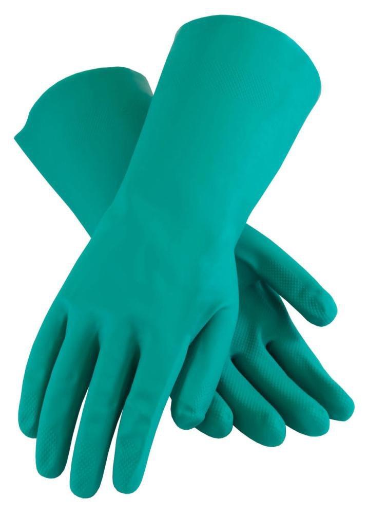 Assurance&reg; Green Nitrile Chemical Resistant Glove in Green (Pack of 12) 