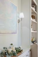 Crystorama Polished Nickel 60W 1-Light Candelabra E-12 Incandescent Wall Sconce 