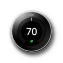 Nest Learning Thermostat - Polished Steel