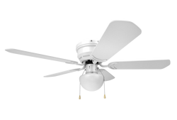 42 in. 5-Blade Indoor Ceiling Fan in White