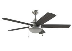 52 in. 5-Blade Indoor Ceiling Fan in Brushed Chrome