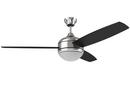 52 in. 3-Blade Ceiling Fan with Integrated LED Light Kit in Brushed Nickel