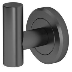 Single Robe Hook in Matte Black