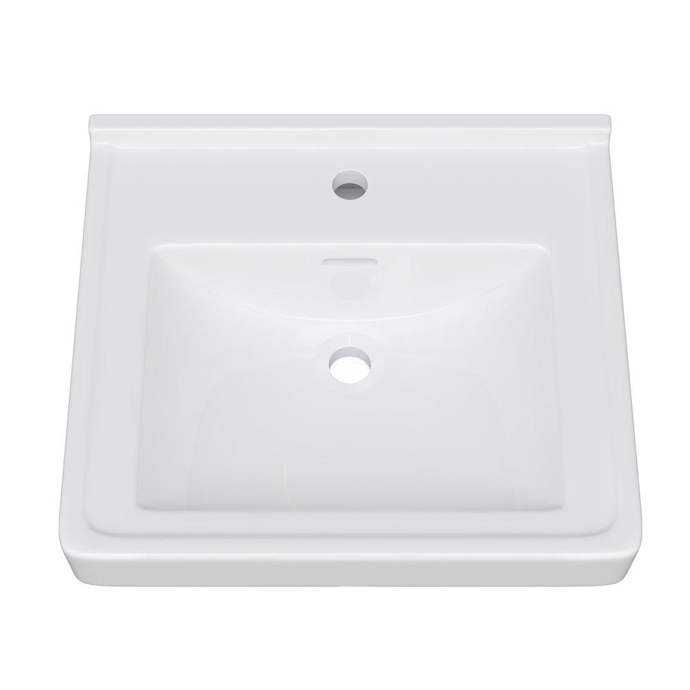 PROFLO&reg; White Wall Mount Sink 