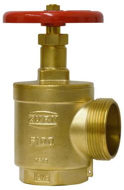 2-1/2 in. FNPT x No Hub Wheel Fire Hose Valve in Brass