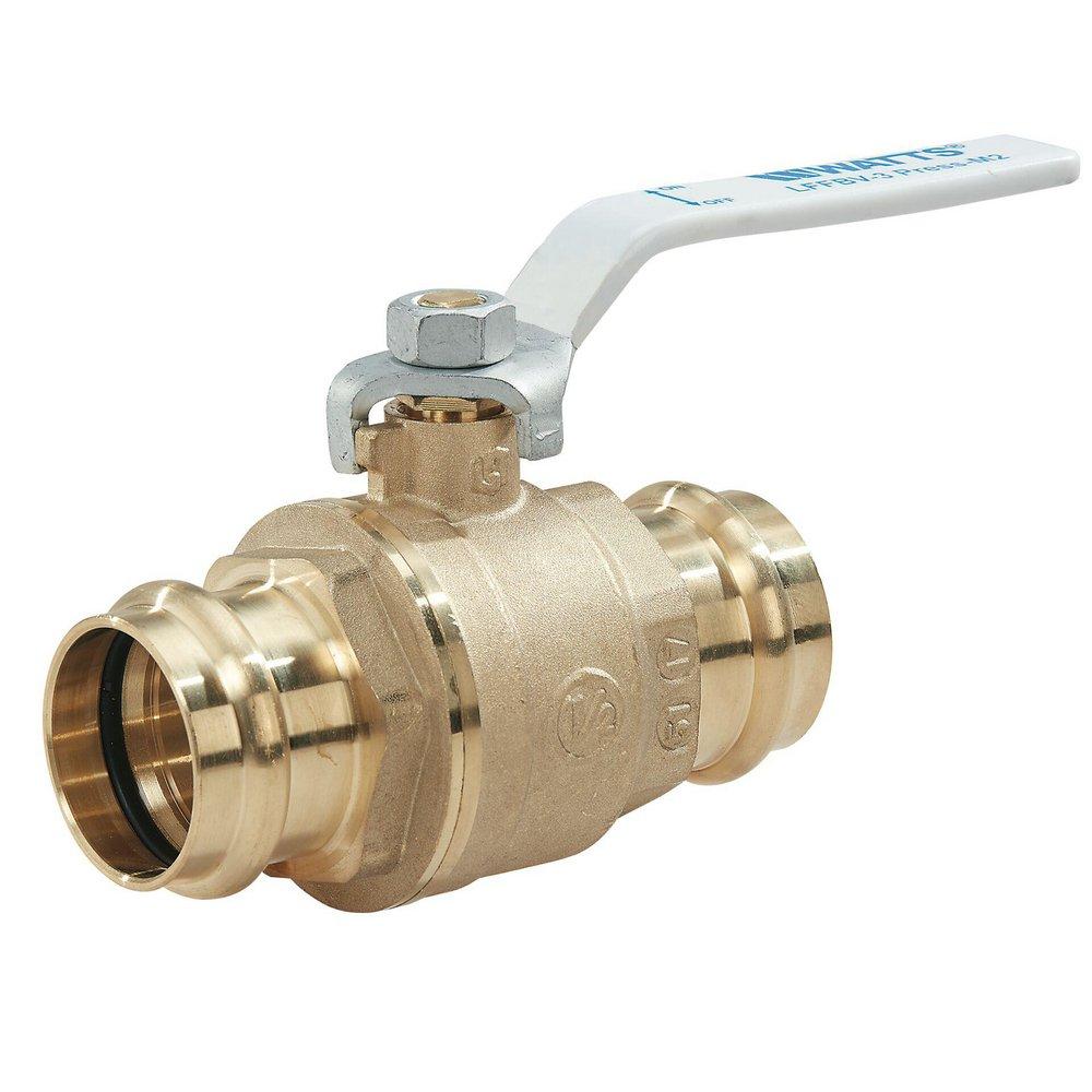 Watts Brass Brass Full Port Press 250# Ball Valve 