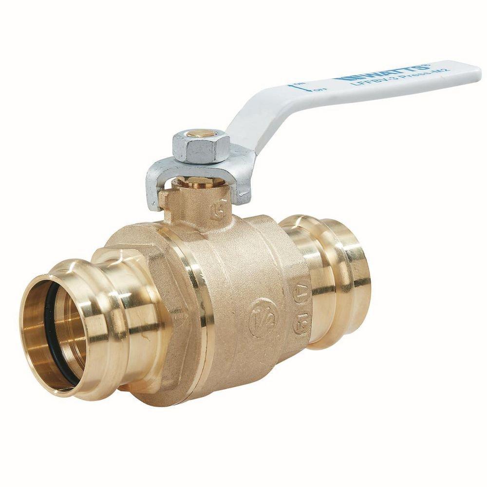 Watts Brass Brass Full Port Press Ball Valve 