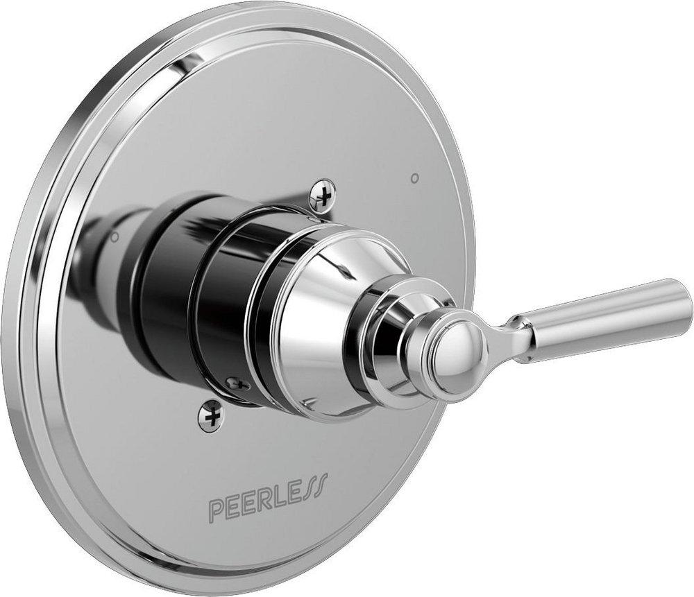 Peerless&reg; Chrome Single Handle Bathtub & Shower Faucet (Trim Only) 