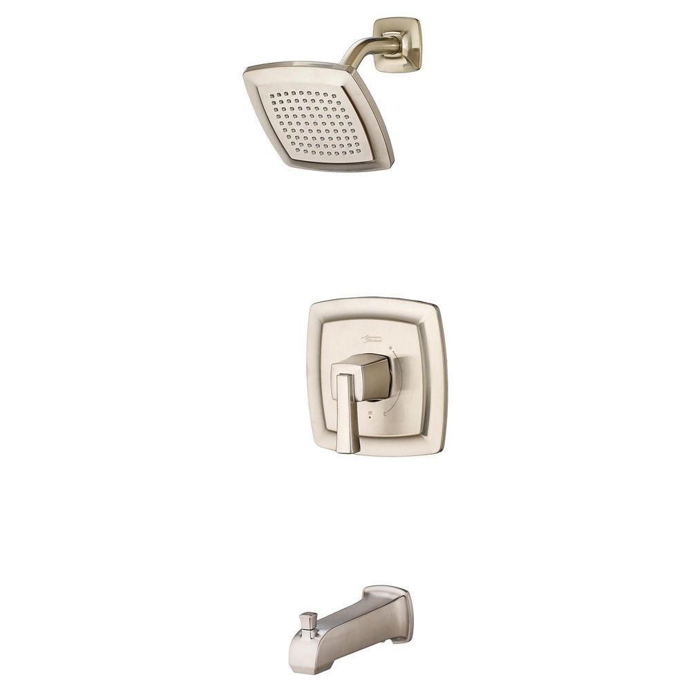 American Standard Brushed Nickel Single Handle Single Bathtub & Shower Faucet Trim Only 
